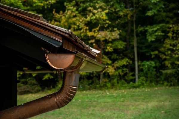 Copper Gutter Replacement in Galveston