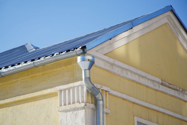 Cost of Steel Downspout Installation in Galveston