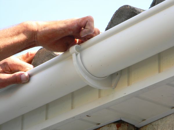Plastic Gutter Repair in Galveston